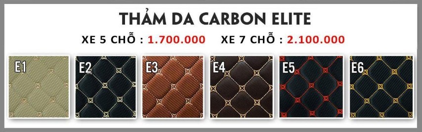 Thảm lót sàn ô tô Carbon